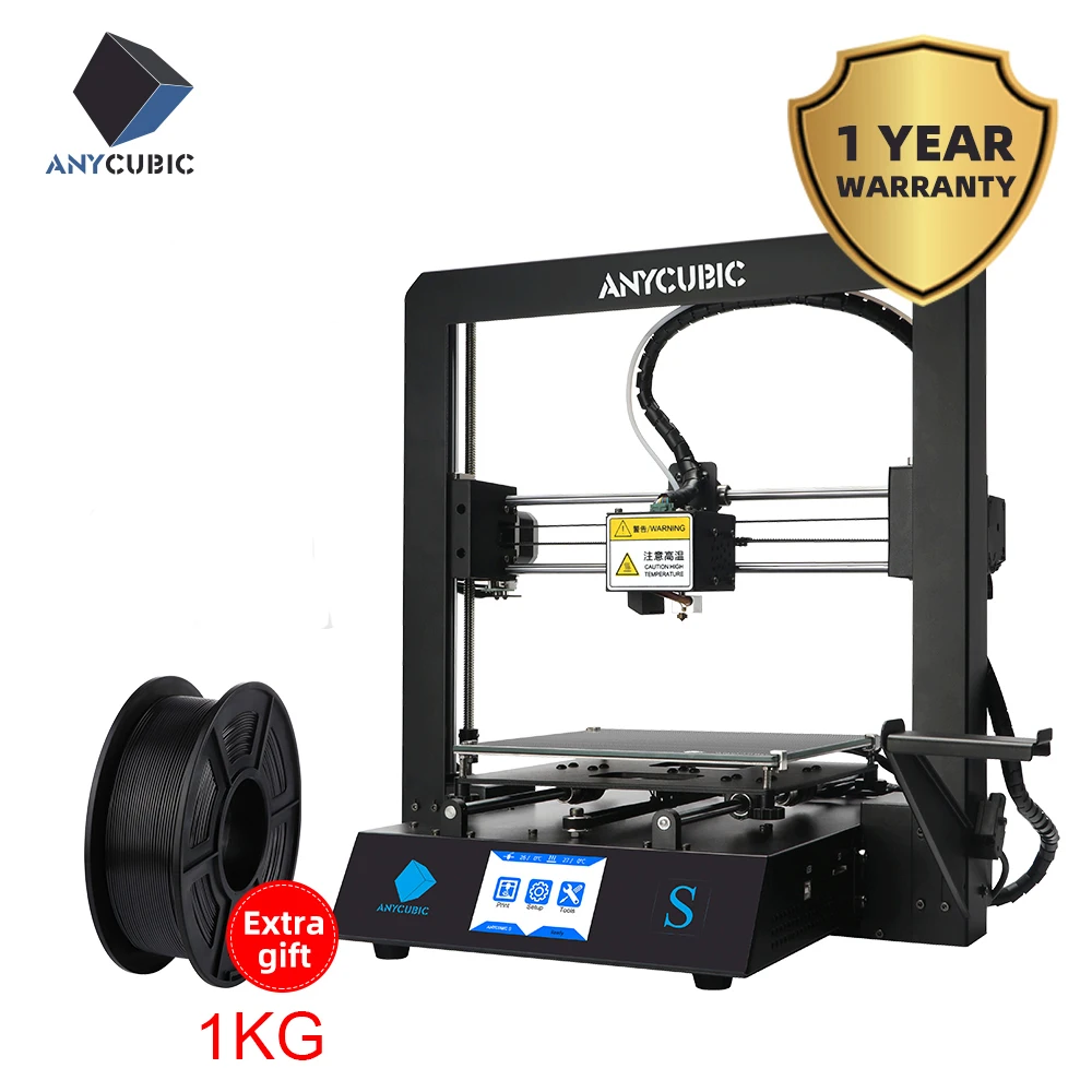 Mega S ANYCUBIC Mega-S 3d Принтер Комплект PLA обновление I3 Мега огромный объем сборки стойка жесткая металлическая рамка настольный 3d принтер impresora 3d - Цвет: Mega S