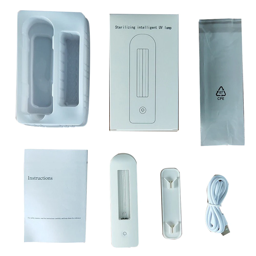 

Toilet Germicidal Lamp Household Toilet Deodorizer Mini Purifier USB Rechargeable LED Ultraviolet Light Sterilizer Bathroom Lamp