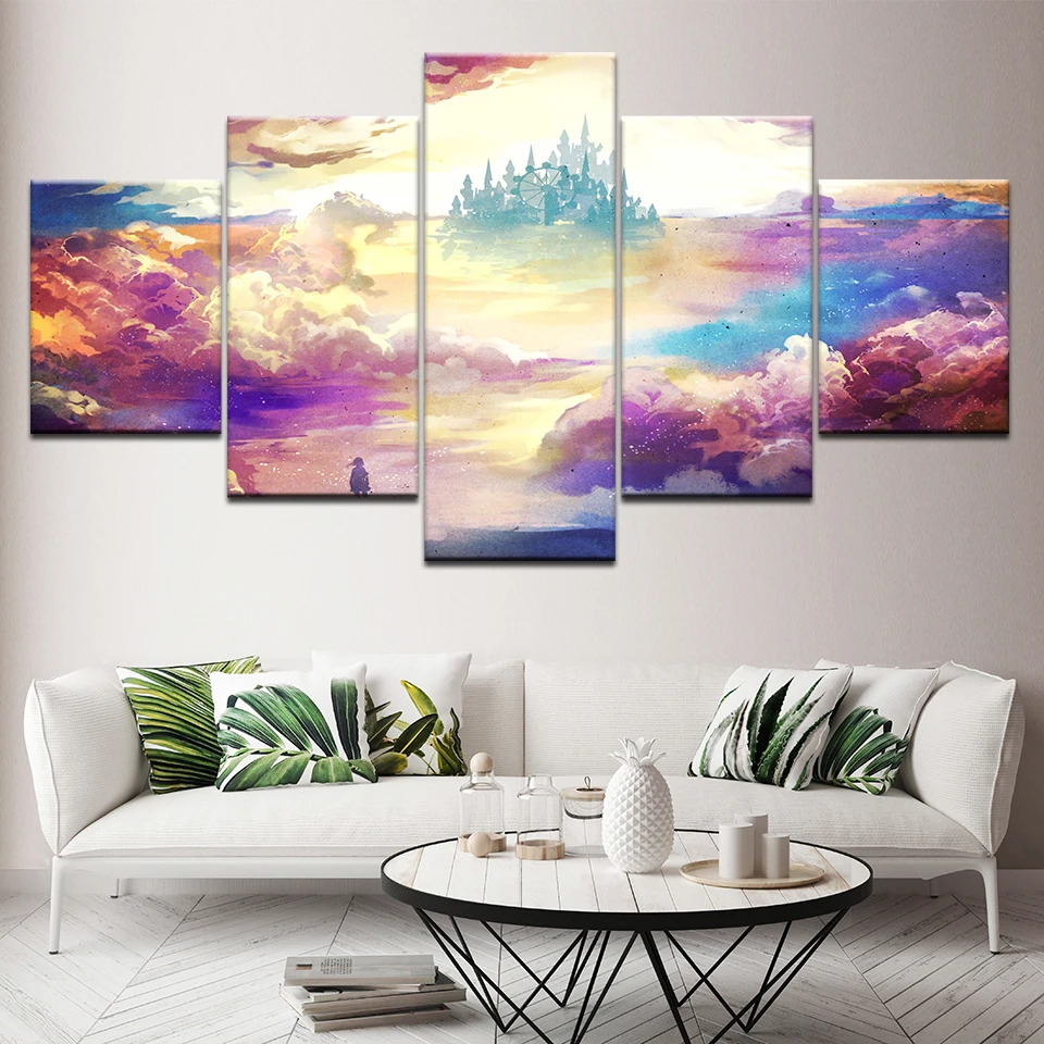 

New arrival castle diamond painting cross stitch square round full drill embroidery diamond mosaic decor home Abstract Cloud