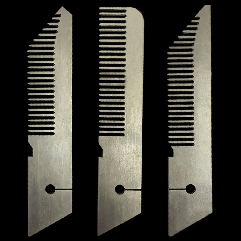 Универсальный нож лезвие для расчесывания титановый переносной расческа волос