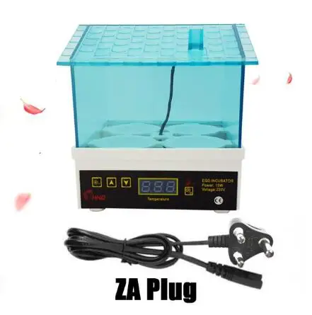 ZA Plug HHD Newest 4 Eggs Incubator Mini Hatchery Machine Automatic Digital Poultry Brooder Hatch For Chicken Duck Bird Pigeon Quail Egg - Цвет: ZA Plug