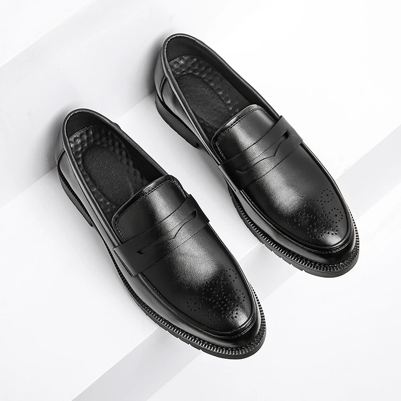 Мужские классические туфли в стиле броги кожаные свадебные Paty мужские оксфорды