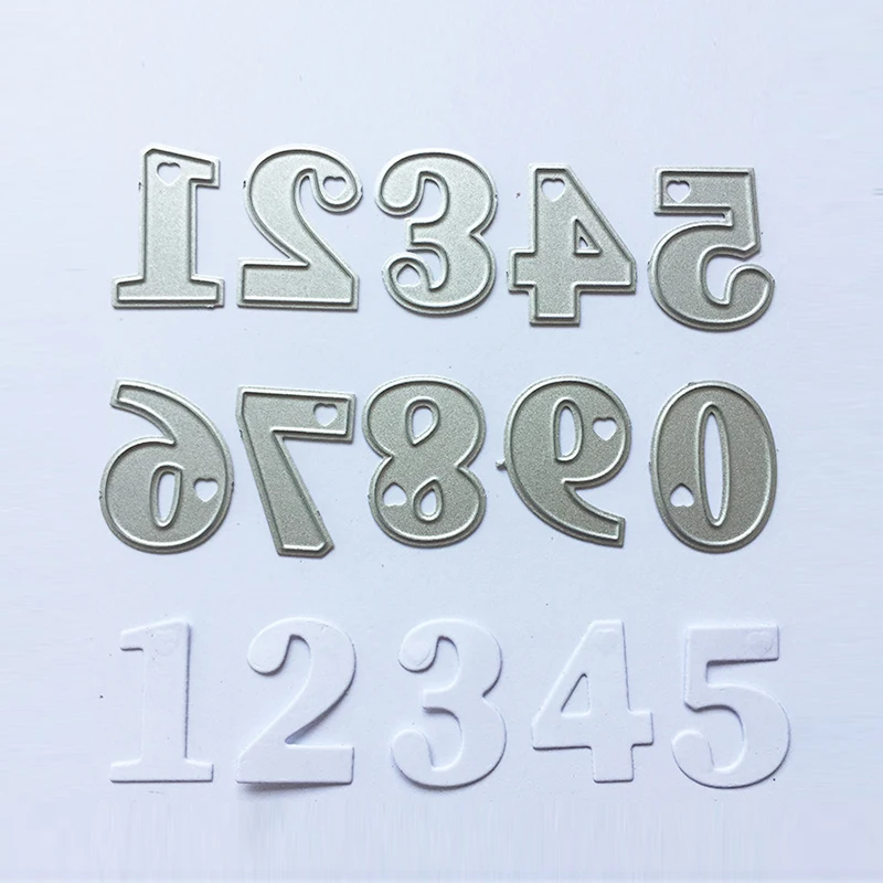 Форма для ножей с арабскими цифрами металлические режущие формы набор