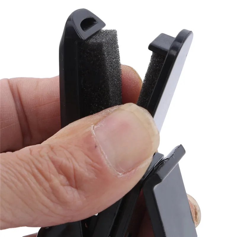 

Portable Car Glasses Cases Ticket Card Clamp Car Sun Visor Sunglasses Holder ABS Eyeglasses Auto Accessories