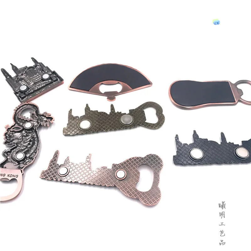 Гонконгский оригинальный туристический памятный магнит на холодильник из смолы