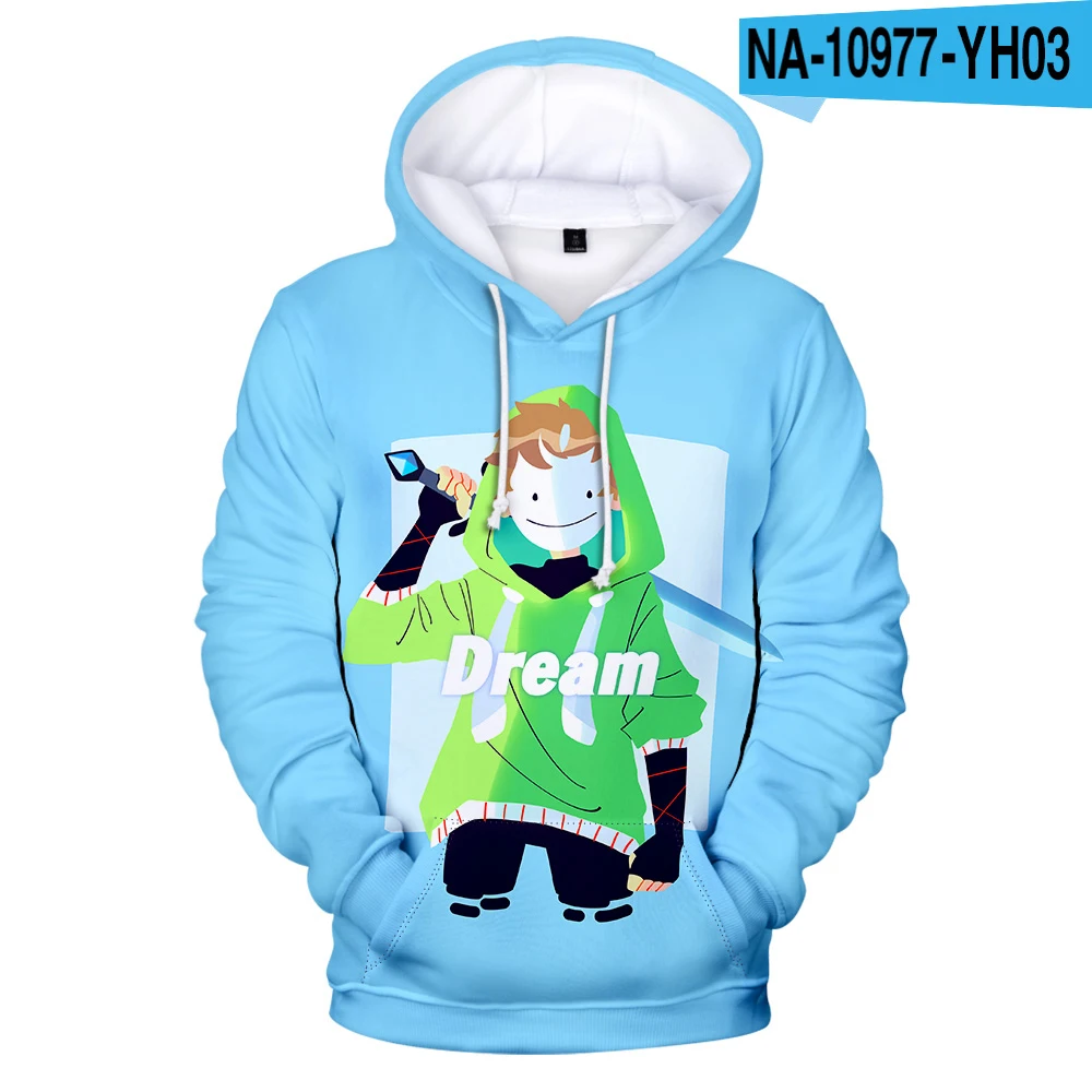 

Классическая креативная новая мечта Smp Merch DreamWasTaken Забавная детская толстовка в стиле хип-хоп мужские/женские графические толстовки пуловер...