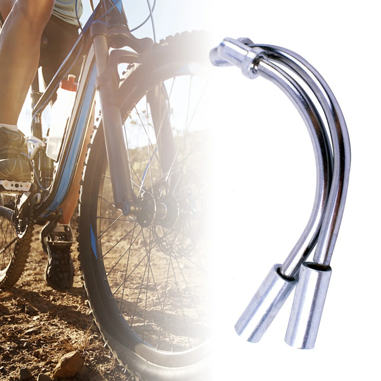 

4pcs V Brake Noodles Plastic Sleeves Boots Protector Hose Cable Guide Bend Tube Pipe MTB Mountain Bicycle Accessories