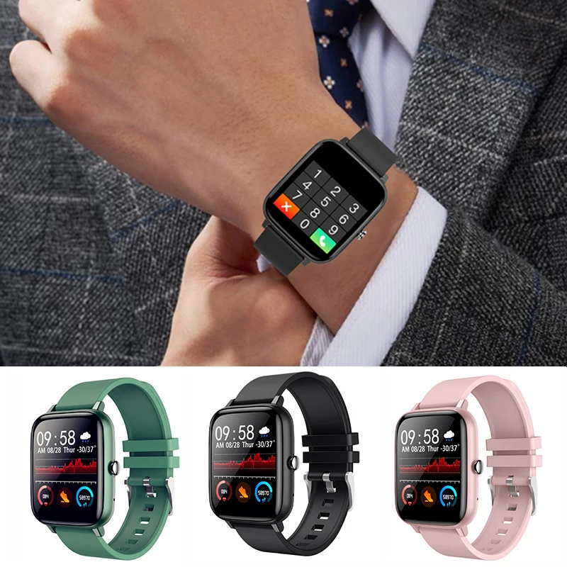 

Smart Bluetooth Watch Waterproof Full Touching Screen Suitable for Rate Monitoring Sports Watches JR Deals