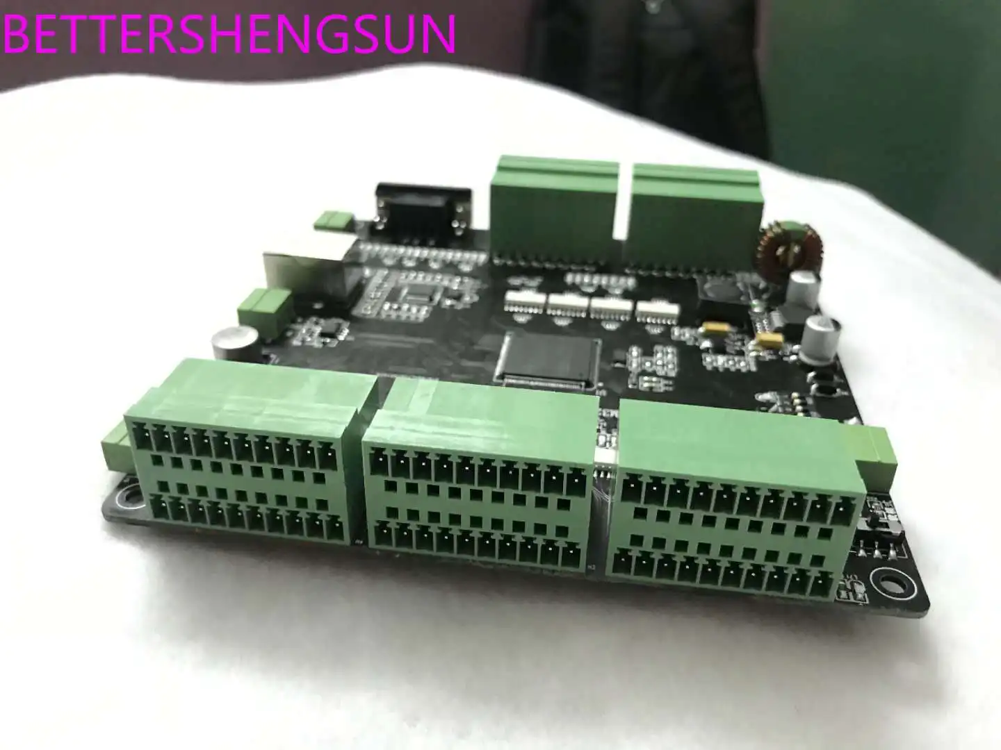 Плата ввода/вывода STM32 32 входа выхода/4 мотора 485/232/Can/сетевой порт/RTC/4AD/2DA |