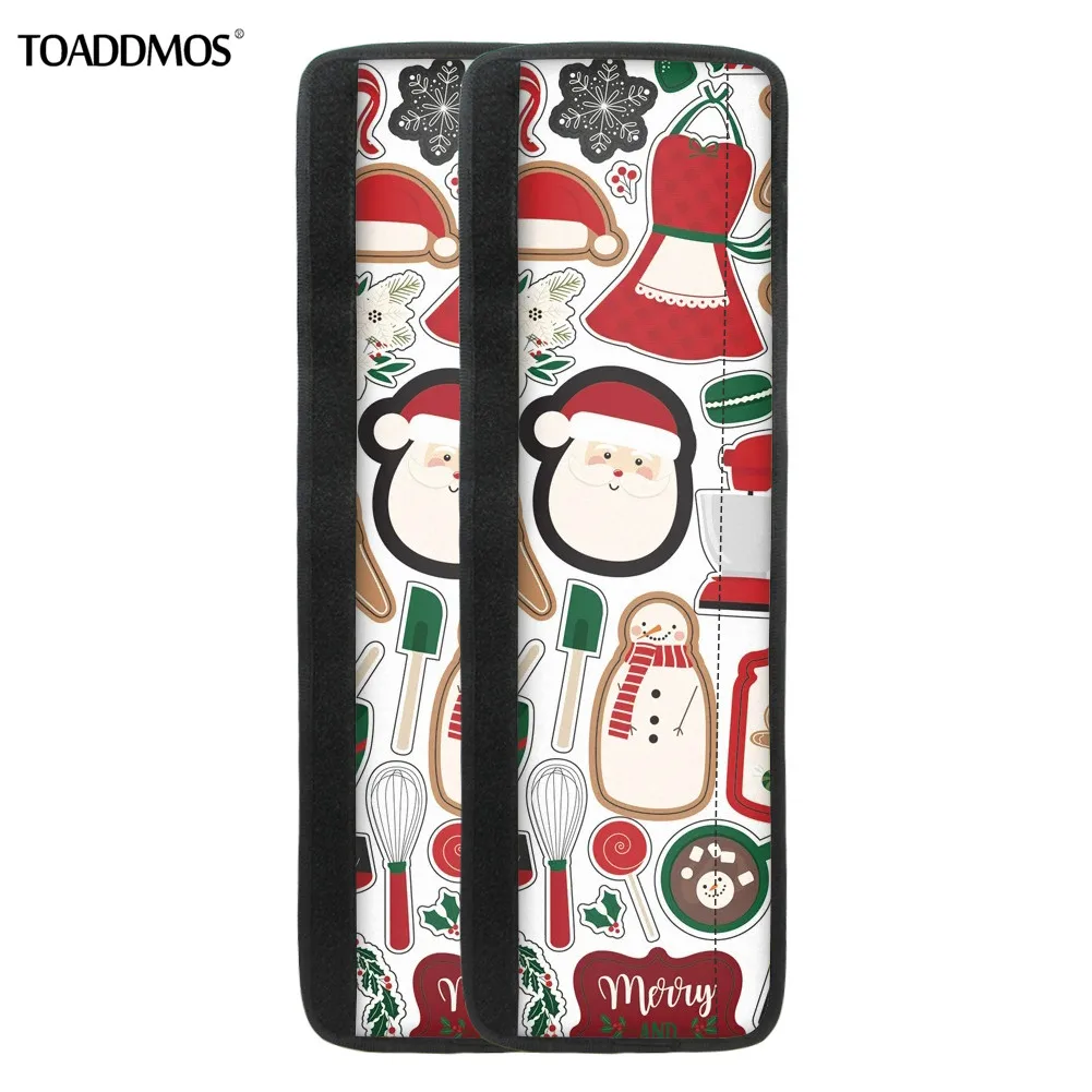 

TOADDMOS Cute Christmas Santa Claus Fridge Door Handle Cover Pad Refrigerator Door Knob Protector Home Accessories Kitchen Decor
