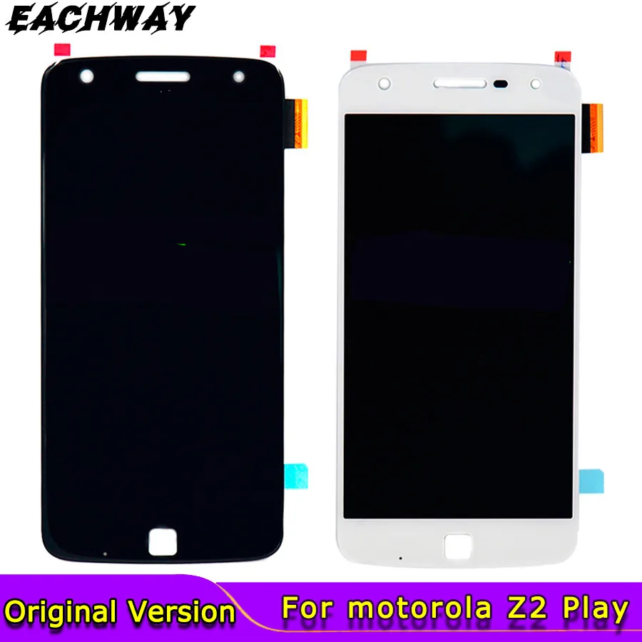 5 &quotдля Motorola Moto Z2 играть ЖК дисплей сенсорный экран дигитайзер для сборки