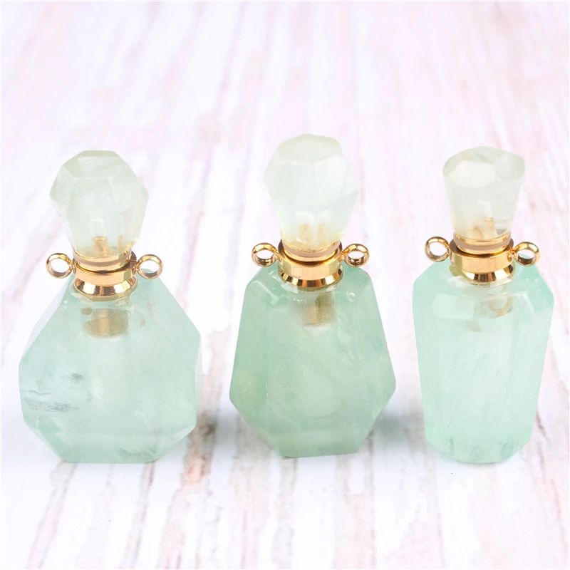 Мини флакон для духов светильник зеленый 3 мл портативный дорожный косметический