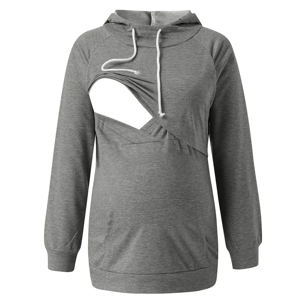 Модный женский топ для беременных и кормящих, топ для кормления грудью, футболка, блузка, одежда для беременных, одежда для беременных