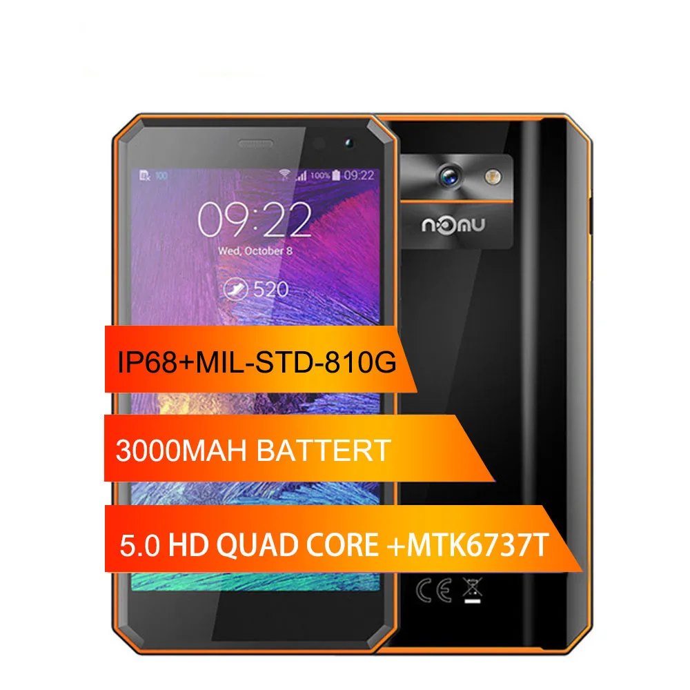 Оригинальный разблокированный Nomu M6 смартфон 5 0 &quotHD 2 ГБ + 16 Гб MTK6737T