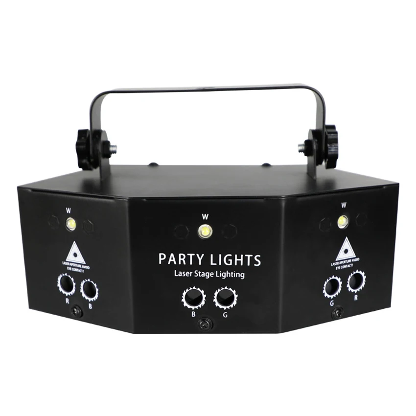 Disco Lights RGB LED Stage Beam Lights Sound Activated DJ Strobe Light Effect with Remote Controller for Wedding, Parties