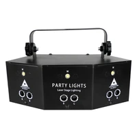 disco lights rgb led stage beam lights sound activated dj strobe light effect with remote controller for wedding parties
