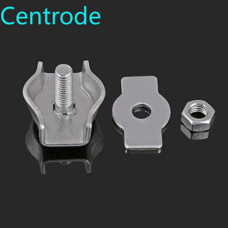 Зажимной патрон для троса из нержавеющей стали 304 крепежный с одним зажимом