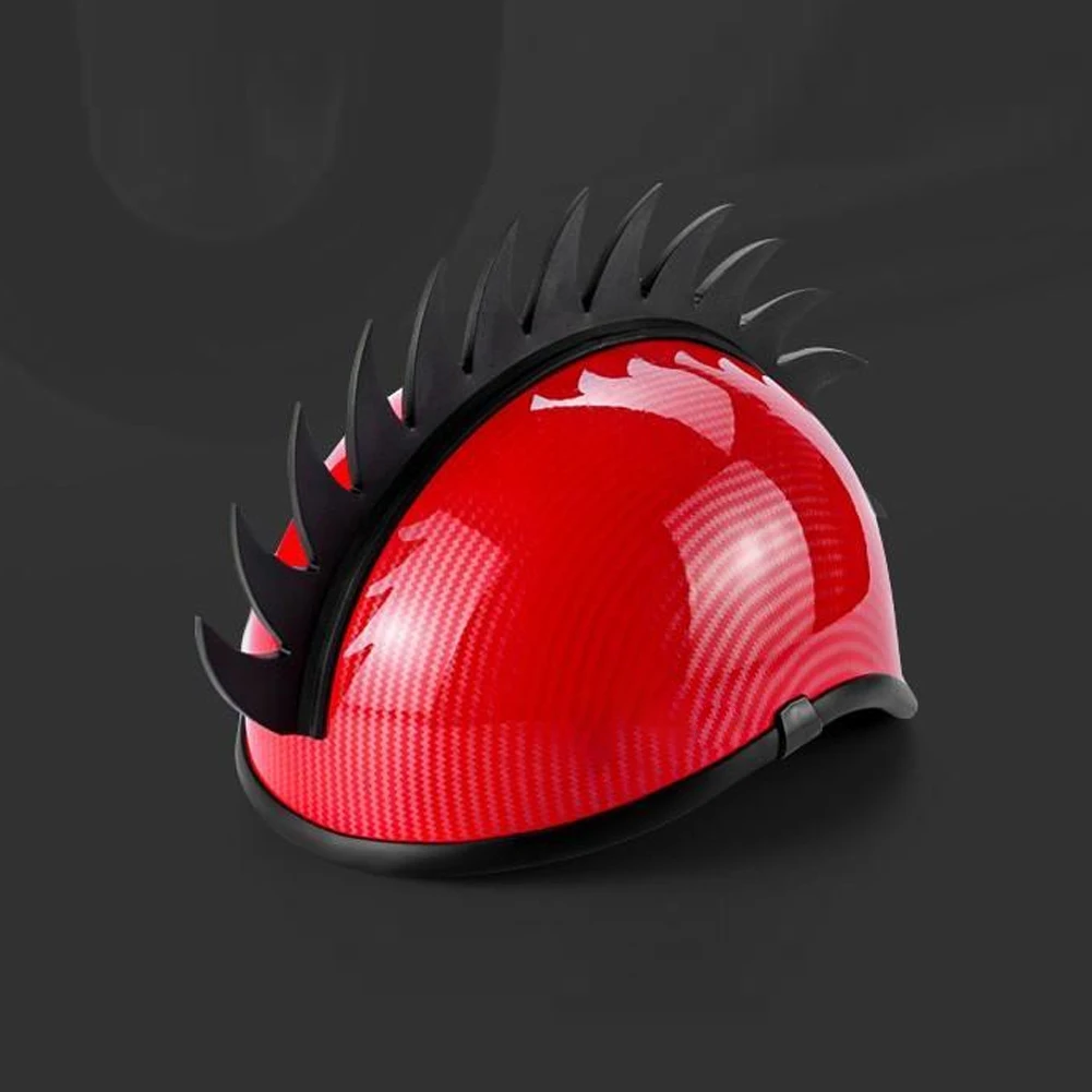 6 Цвета мотоциклетный шлем светоотражающие наклейки Байк Резиновая полоса шипы