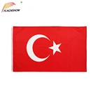 Флаг Flagnshow, Европейский Кубок по футболу, Европейский футбольный матч, полиэфирный баннер 3x5 футов, Турецкий флаг