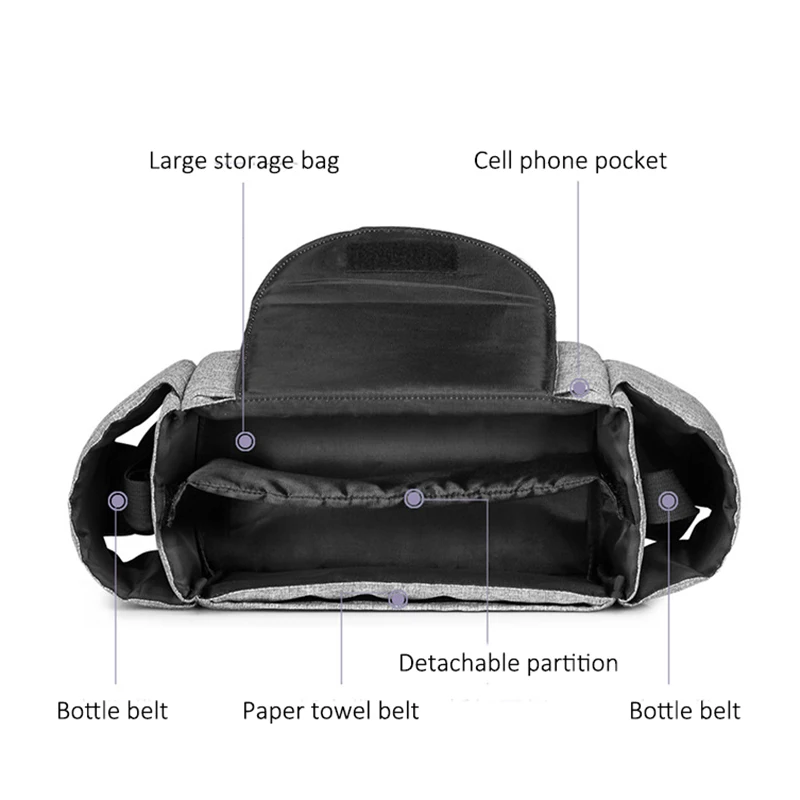 Многофункциональная водонепроницаемая сумка для подгузников уличный дорожный