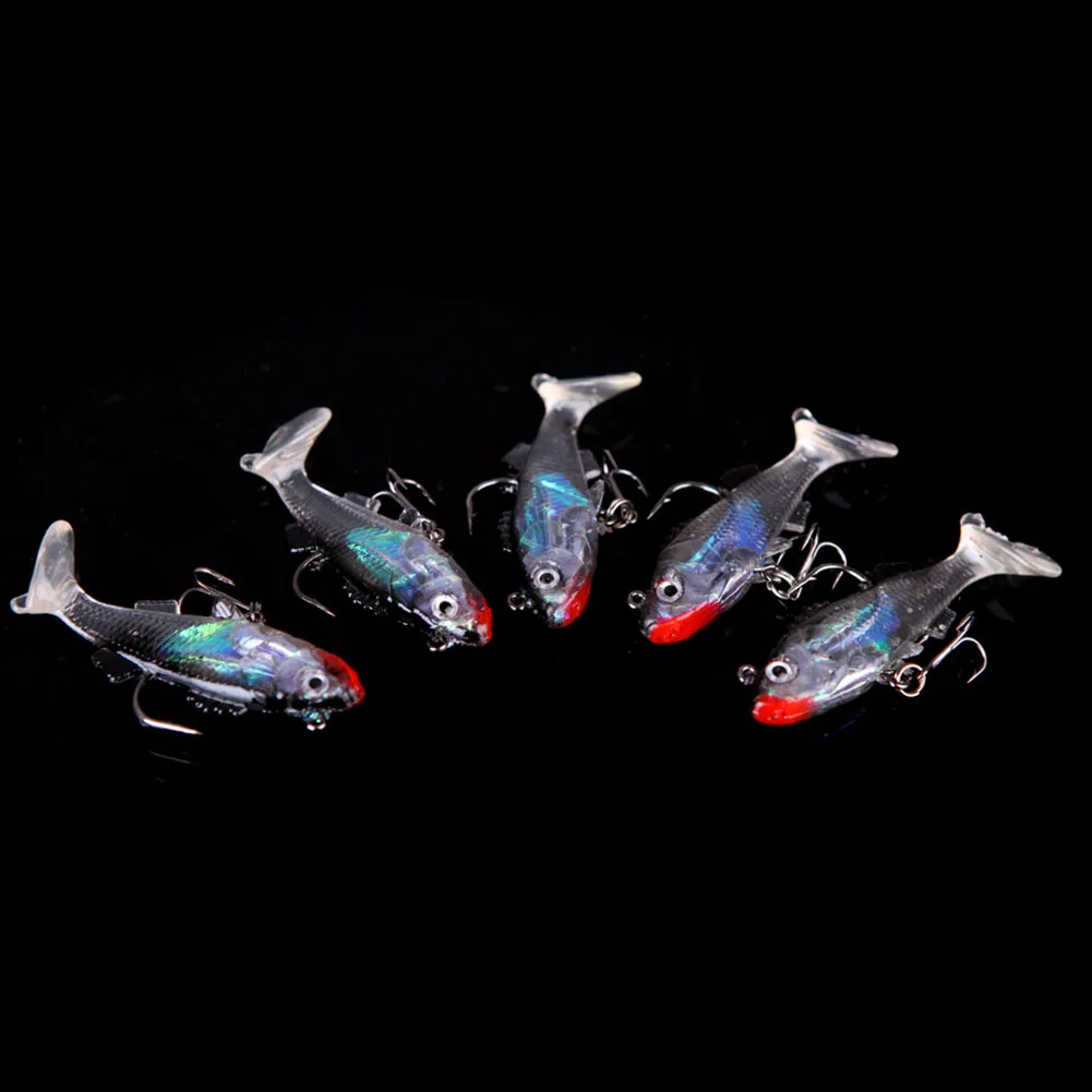 2 шт. Реалистичная рыболовная приманка из ПВХ новое поступление 5 см 8 г Мягкая