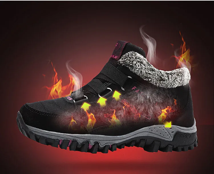 2019 мужские ботинки высококачественные зимние теплые ботильоны на меху рабочие