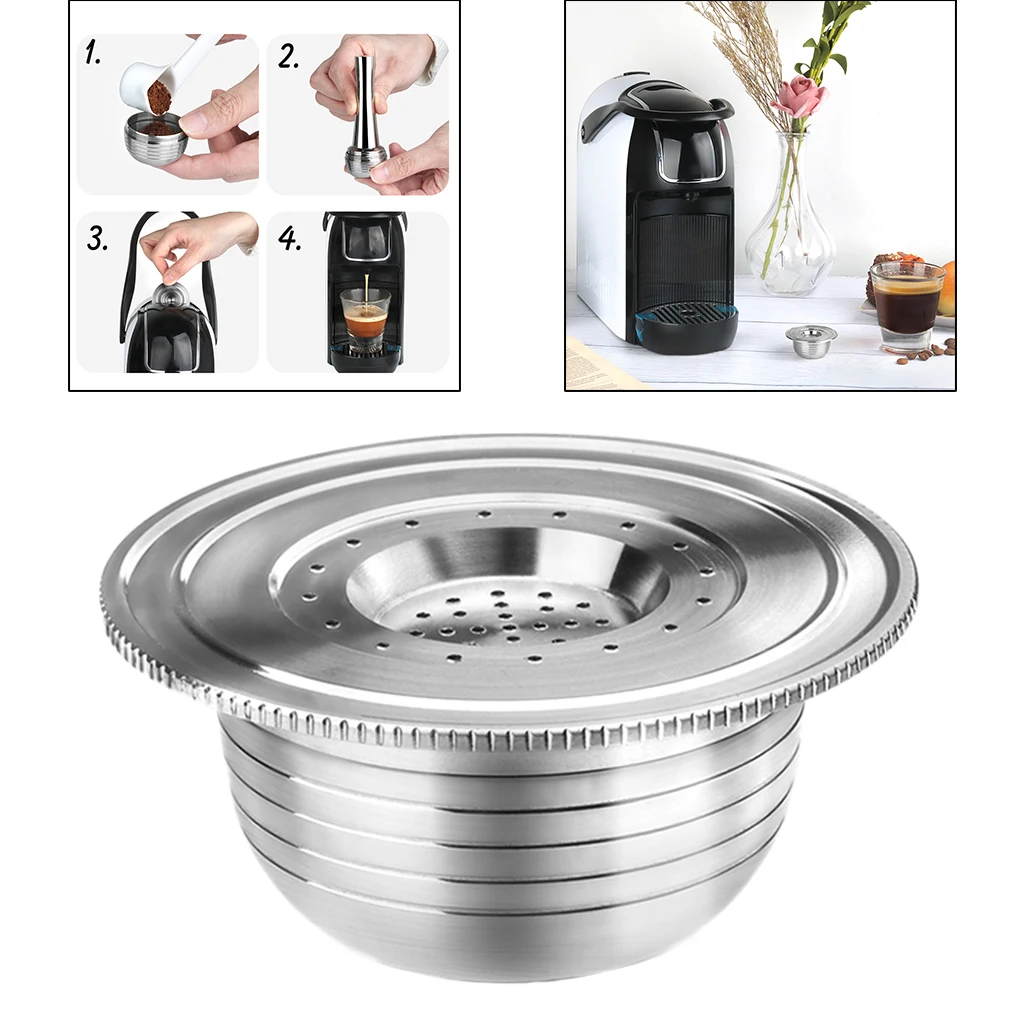 

Refillable Reusable Coffee Capsule Adapter Filters for Machine