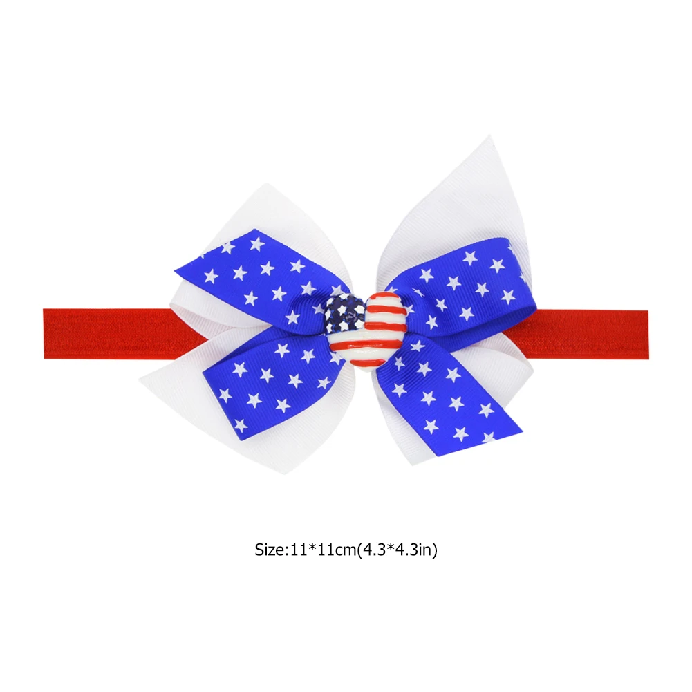 

Portable Kids Hairband DIY Hair Accessories Lovely Leisure Fashion Casual Newborn Baby Headband for Independence Day