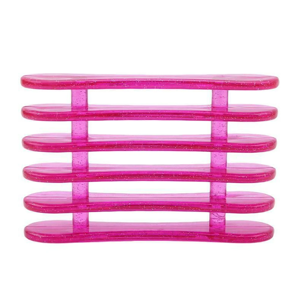 

3pcs 5 Grid Nail Art Brush Holder Acrylic Brushes Pen Holder Stand Rack Pen Brushes Carrier Stand Holder Manicure Tool
