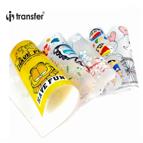 

Roll PET Film 30cmx100m Direct Transfer Printing Paper T shirts Fabric DTF Printer Heat Transfer PET Film Rolls DTF