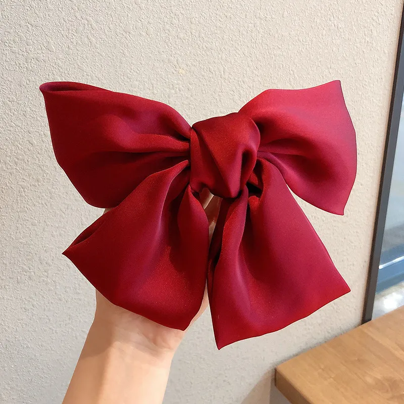 

Fashion Hot Selling Colored Fabric Bowknot Hair Women Girls Students Hair Rope Butterfly High Elastic Hair Rings Headpiece Gifts