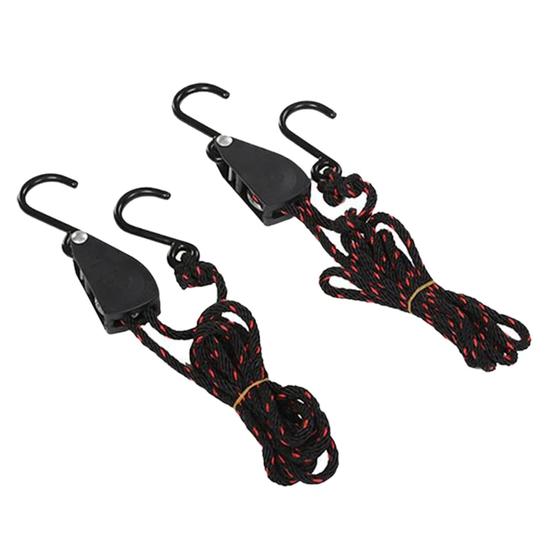 2 шт. шкив каяк и каноэ лодка лук кормовой веревки замок ремень 1/8 дюйма