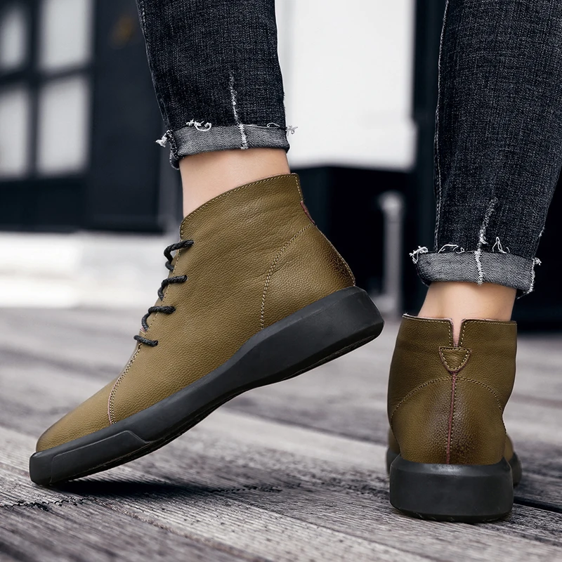 

Mens Causal Shoes Mens Boots Casual Sports Shoes Hot Sneakers Sneaker Man Shoe Men Flat Fashion Zapatos Hombre Cuero For Leisure