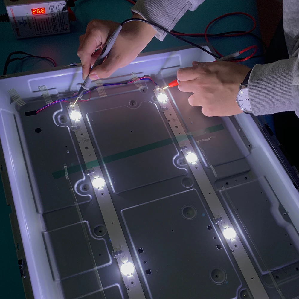 Лампы 3 в 6 SMD с оптической линзой для ремонта светодиодных телевизоров 32-65 дюймов