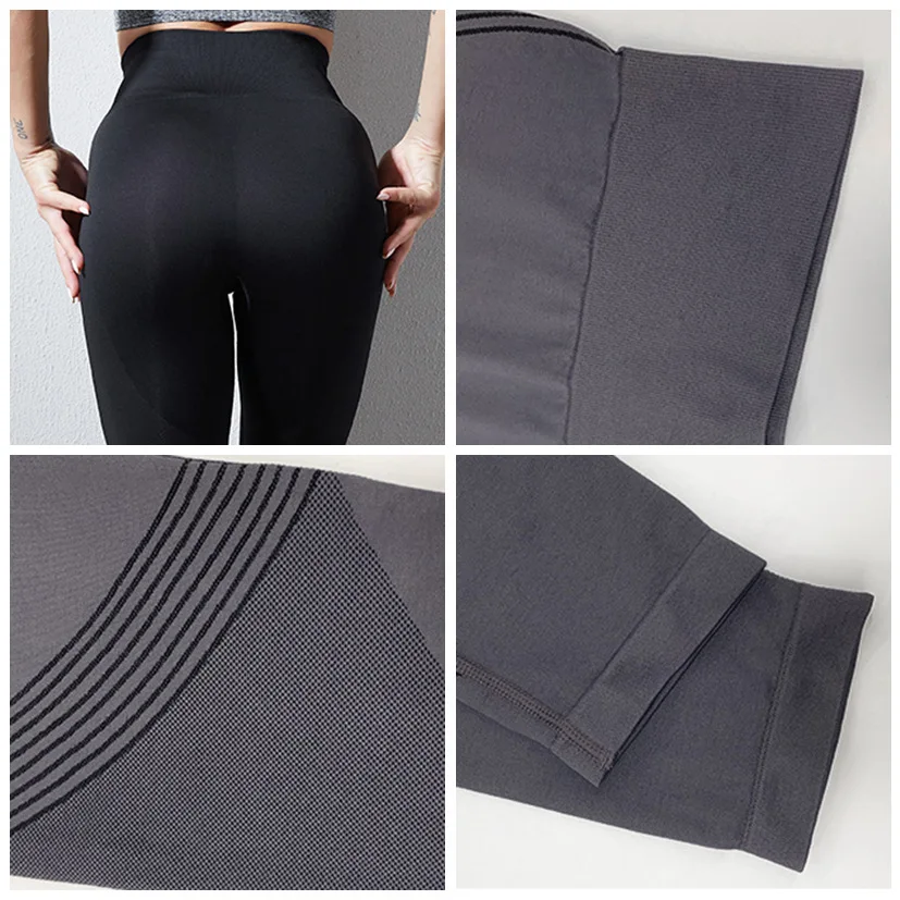 

WILK peach hip leggings women's sports fitness yoga pants stretch hips sweat-absorbent breathable tight-fitting nine-point pants