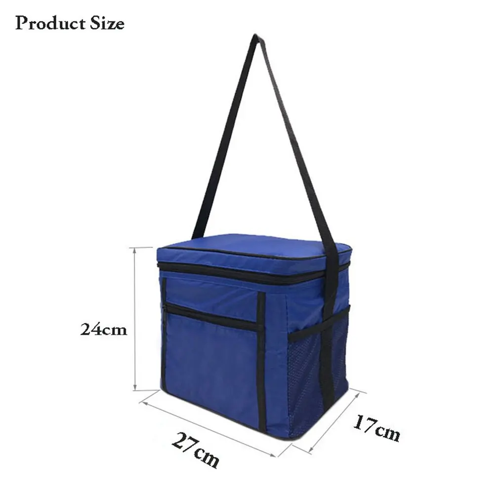 

Portable Cooler Bag For Food Preservation Storage Picnic Thermal Insulation Bags Travel Nylon Women Lunch Bags