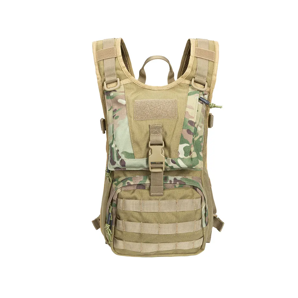 KH MCP Отличный Элитный тактический рюкзак-бизань Molle Hydration, военный велосипедный рюкзак двойного назначения, гидратационные рюкзаки, жилет, рюкзак - Цвет: KH MCP