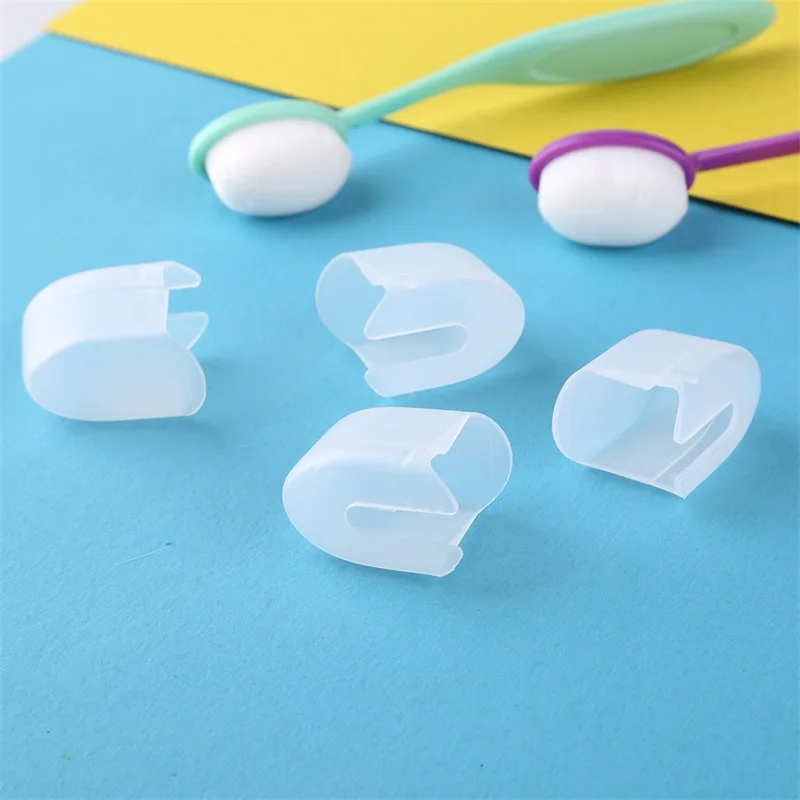 10pcs/pack Universal Plastic Blending Brushes Caps Covers for DIY Scrarpbooking Card Making Tools Plastic Brush Protector