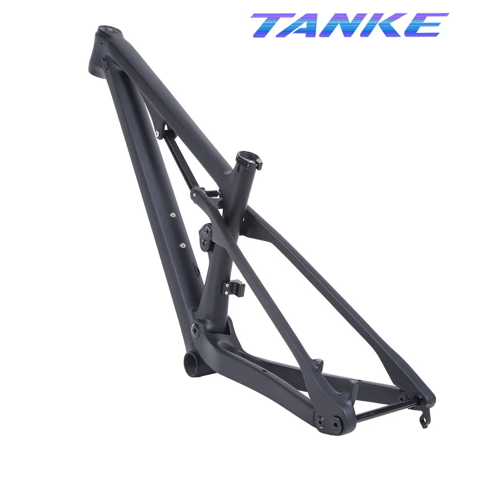 Карбоновая полностью подвесная рама для горного велосипеда TANKE 29er Boost T800 142/148 мм ×