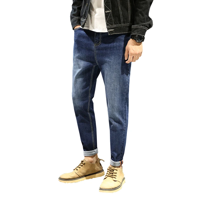 Новая стильная мужская спортивная рубашка с короткими рукавами джинсы бизнес