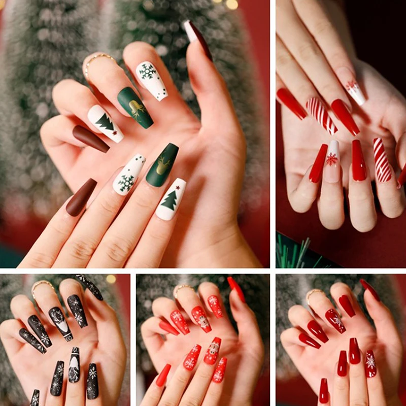 Съемный длинный гроб параграф Модный маникюр бесплатная доставка пресс на ногти