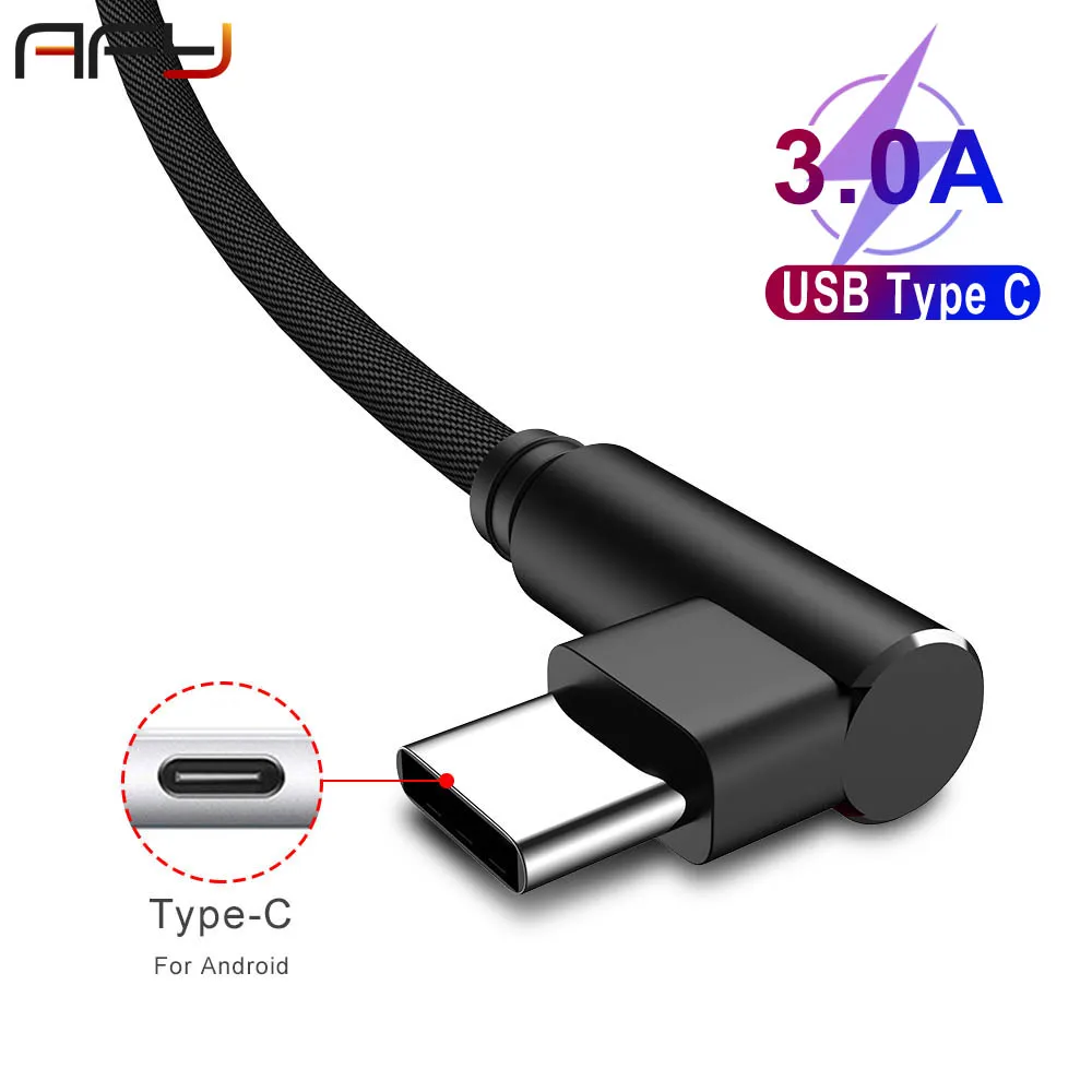 Кабель AFY USB Type C для быстрой зарядки кабель передачи данных oneplus 7 pro Xiaomi Redmi Note 8 Pro