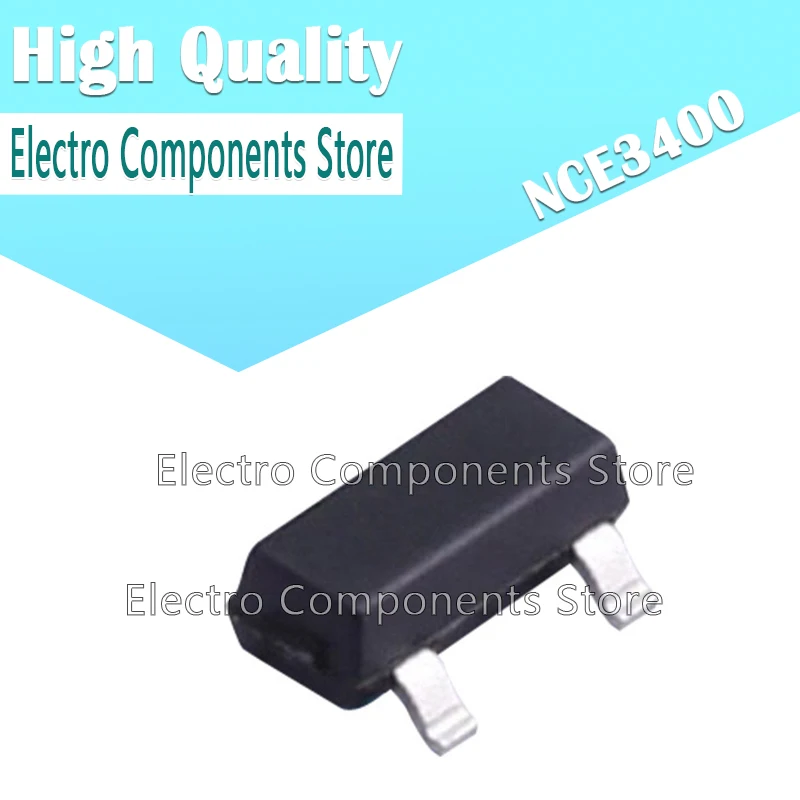 

10Pcs/Lot MOS FET NCE3400 SOT-23 (Marking 3400) 3400 NCE 30V 5.8A MOS Field Effect Transistor