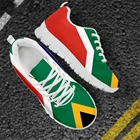Сетчатые женские кроссовки с принтом в виде флага Южной Африки