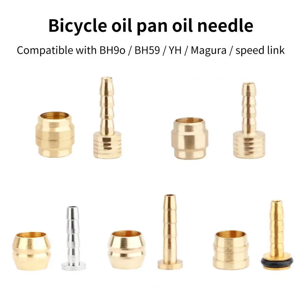 

Durable Copper Wear Resistant Anti-deformation Brake Needle Olive for Bicycle Brake Needle Sleeve Brake Needle Olive