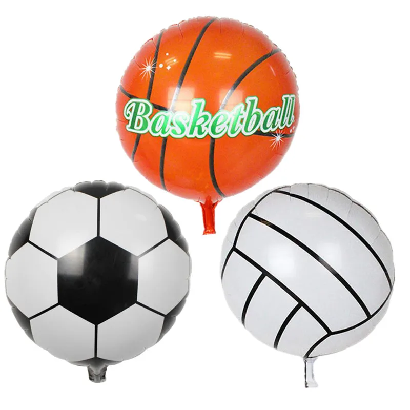 Из 2 предметов 18 дюймов спортивный мяч Фольга воздушные шары Баскетбол волейбол