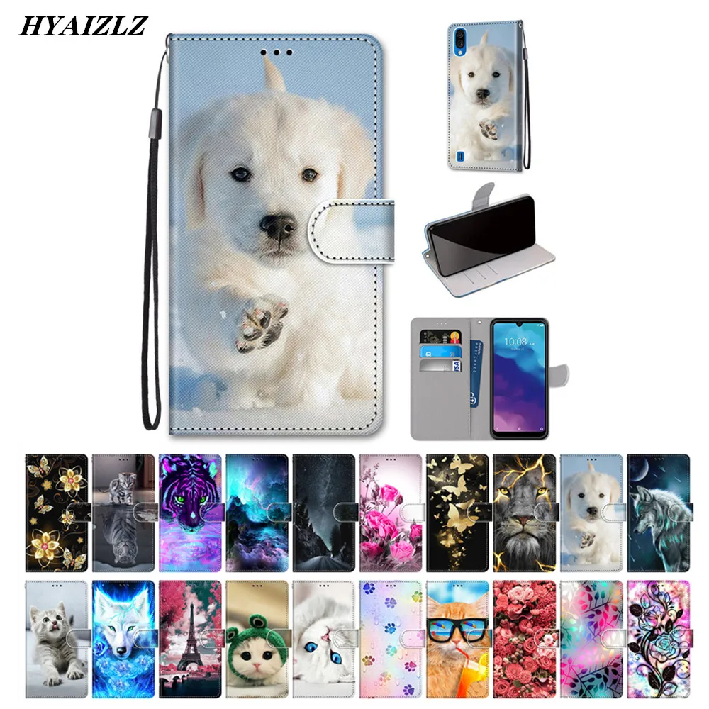 

Flip Wallet Case for ZTE Blade A7 A5 A3 2020 V9 V10 Vita A7S 20 Smart A3 A5 A7 2019 Cover Fashion Painted Pattern Leather Coque