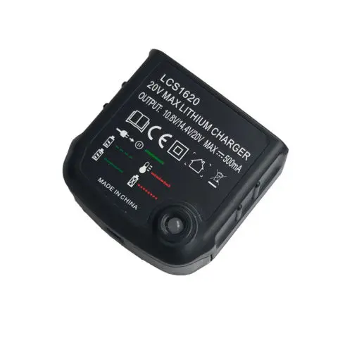 Штепсельная Вилка US/UK/EU 500mAh 3 в 1 зарядное устройство для BLACK & DECKER/PORTER CABLE/STANLEY 20V