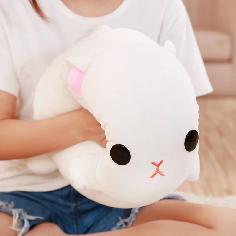 

1pc 35/45cm Kawaii Lying Cat Plush Doll Soft Pillow Cute Stuffed Animal Toys for Kids Cartoon Plush Pillow Cushion Girl Gift