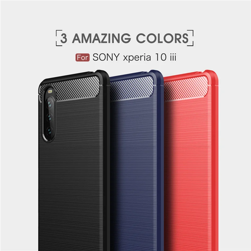 Funda trasera para Sony Xperia 10 III Lite, carcasa suave de TPU para Sony Xperia 10 III Lite-1
